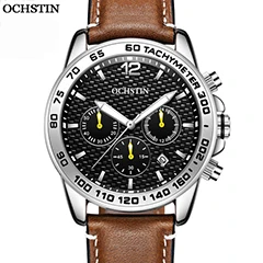 Reloj hombre ochстin Топ Роскошные Кварцевые часы мужские модные спортивные силиконовый ремешок водонепроницаемые часы светящиеся мужские наручные часы