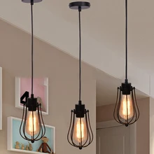 Guard отель жаростойкий Потолочный светильник Подвеска для кафе DIY Сад винтажный Железный бар абажур украшения дома галеи Висячие