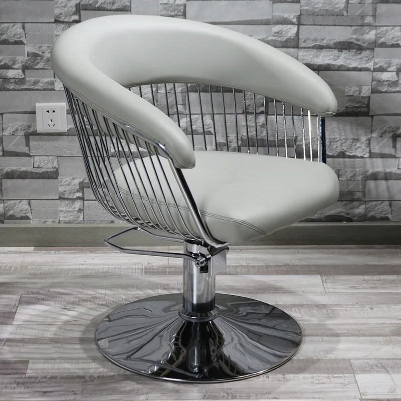 Мода Парикмахерская парикмахерское кресло Парикмахерская специальная сеть красное парикмахерское кресло простое японское подъемное кресло ретро