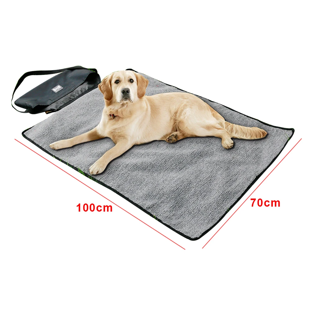 Warm Mattress Floor Reversible Throw Indoor Dog Travel Outdoor Portable Sleeping Cat Mats Super Soft Puppy Foldable Pet Blanket