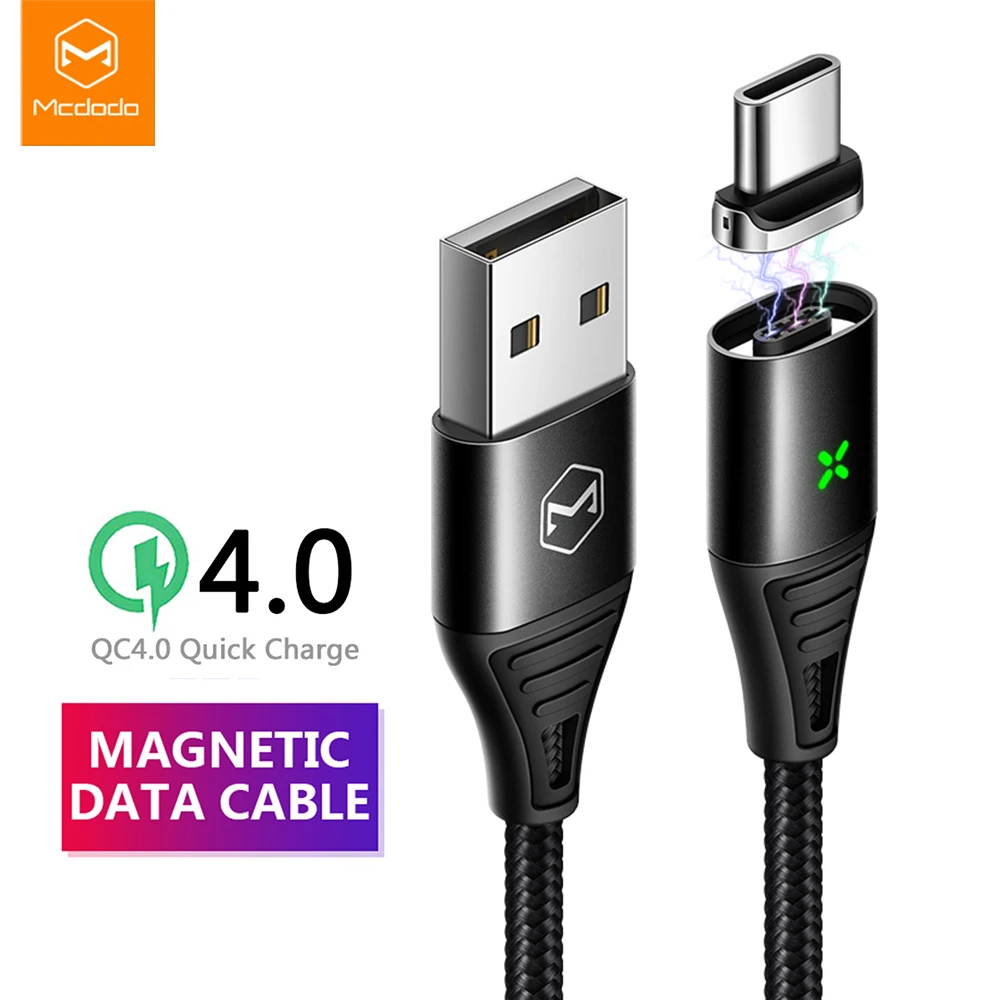 Магнитный usb-кабель Mcdodo Type-C для Samsung Xiaomi Huawei QC4.0 быстрая зарядка 3 А HUAWEI | Мобильные