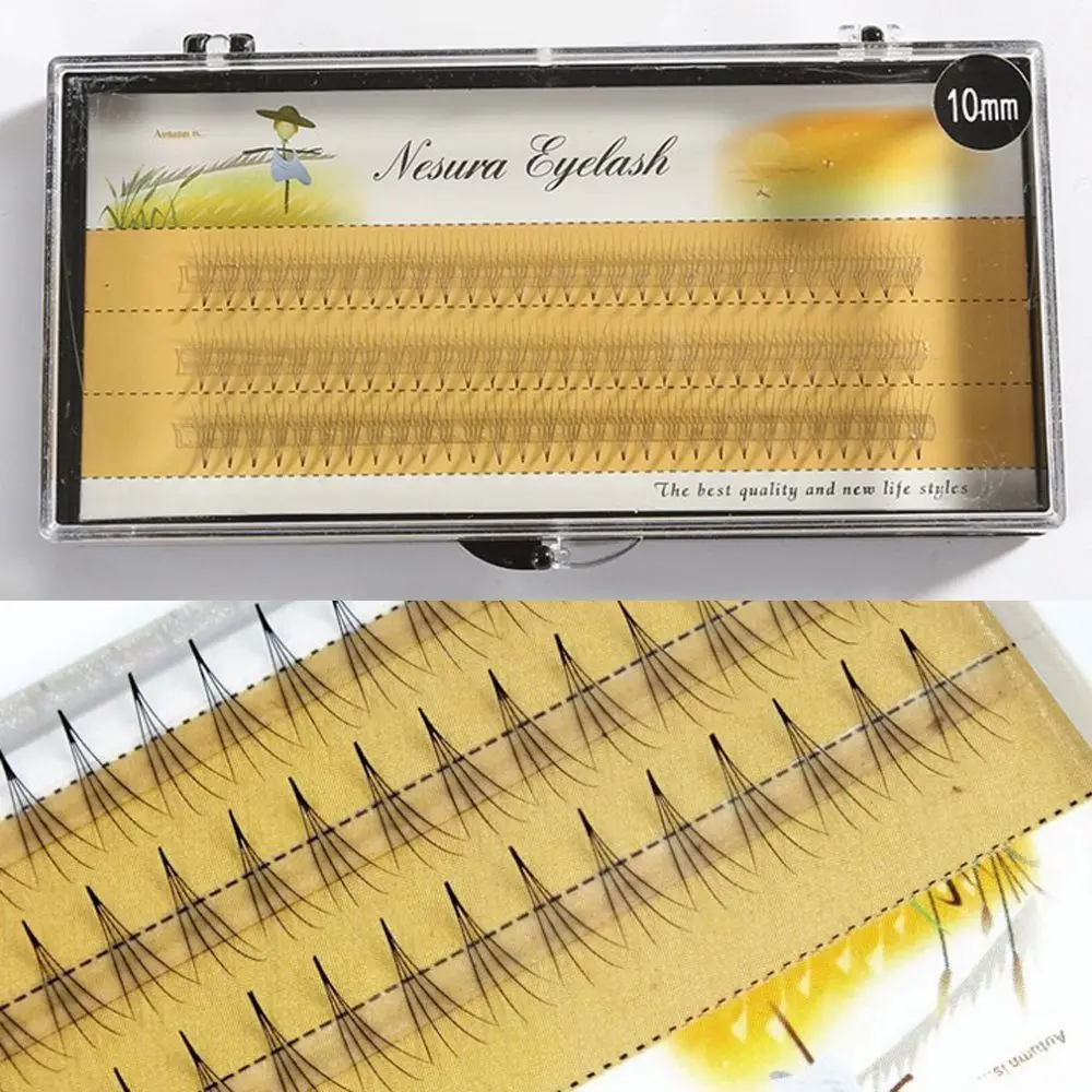 LEKGAVD Fashion 4D Mink False Eyelashes Eyelashes Extension Individual Cluster Eye Lashes Grafting Fake False Eyelashes Hot Sale