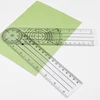 Goniometer 360 Degree Spinal Goniometer, 0-140mm Clear Plastic Angle Protractor Physical Therapy Ruler for Orthopaedics 2
