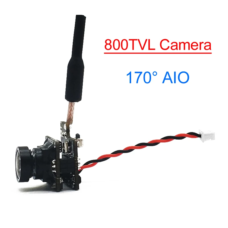 Мини-камера 800TVL 4:3 FPV PAL 5 8G 48CH 25mW CMOS 170 градусов AIO LED Light камера для радиоуправляемых