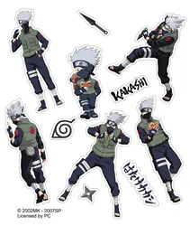 Officially Licensed NARUTO Character Cosplay Stickers Collection (Kakashi C)