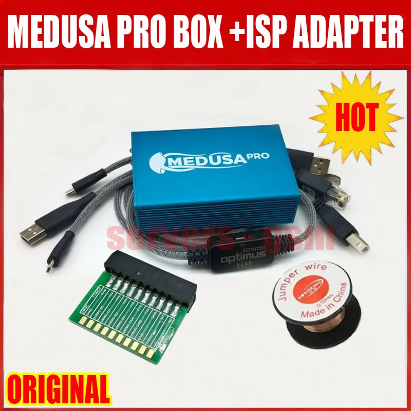 NEW original Medusa Pro Box+ ISP 3 in 1 adapter+ JTAG MMC adapter forSamsung forHuawei Optimus cable