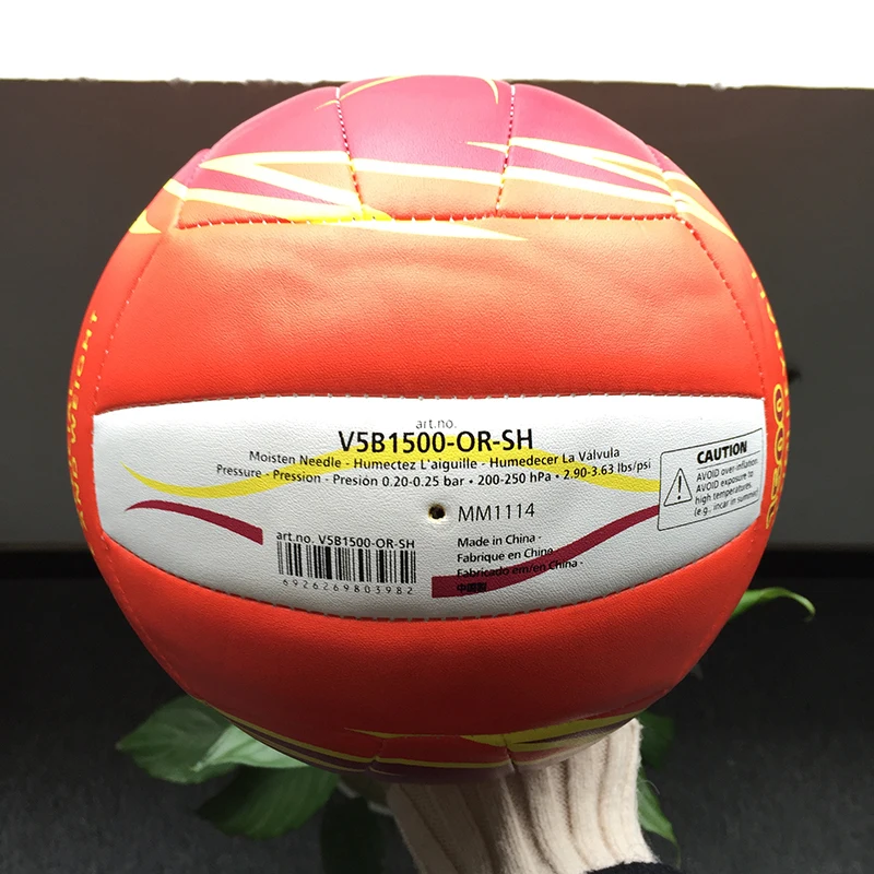 Molten пляжный Волейбольный мяч 1500 Размеры 5 официальный Размеры и Вес волейбол гандбол для футбольного матча и обучение