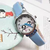 Children Cartoon Watch Girl's Quartz Watch Primary School Boy's Cute Leather Belt Simple Crystal Clock Baby Gifts Droppshipping 5