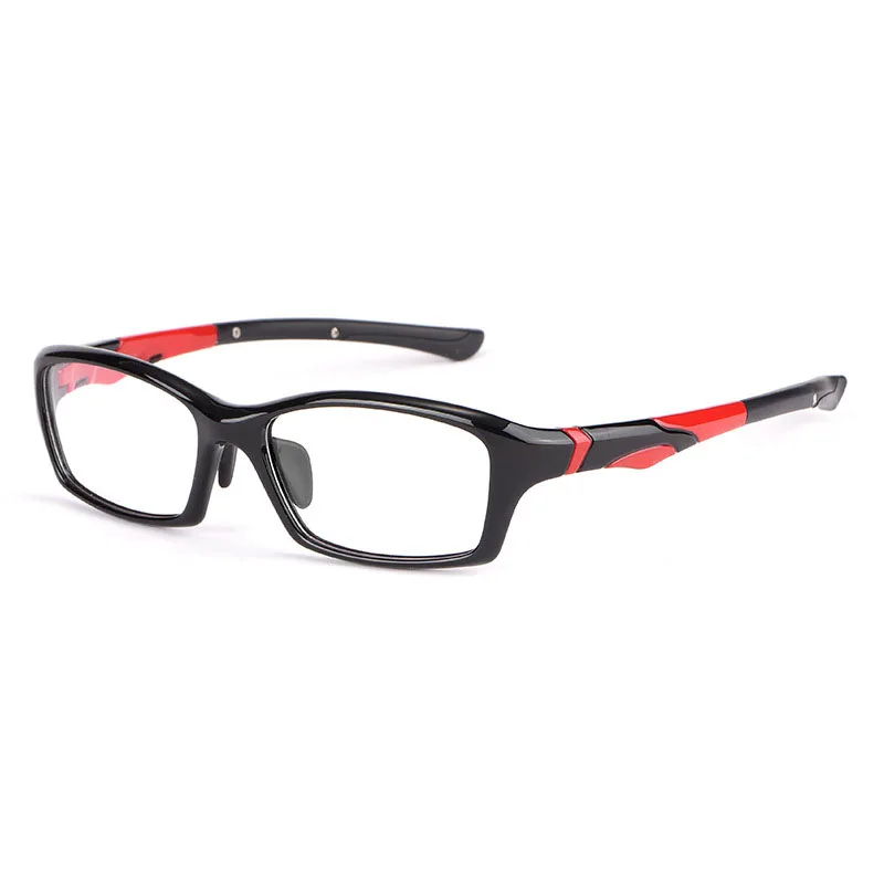 TR90 спортивные оптические очки, оправа для мужчин и женщин, полный обод, для улицы, баскетбольные очки, близорукость, очки по рецепту, оправы, очки - Цвет оправы: 5140 Black Red