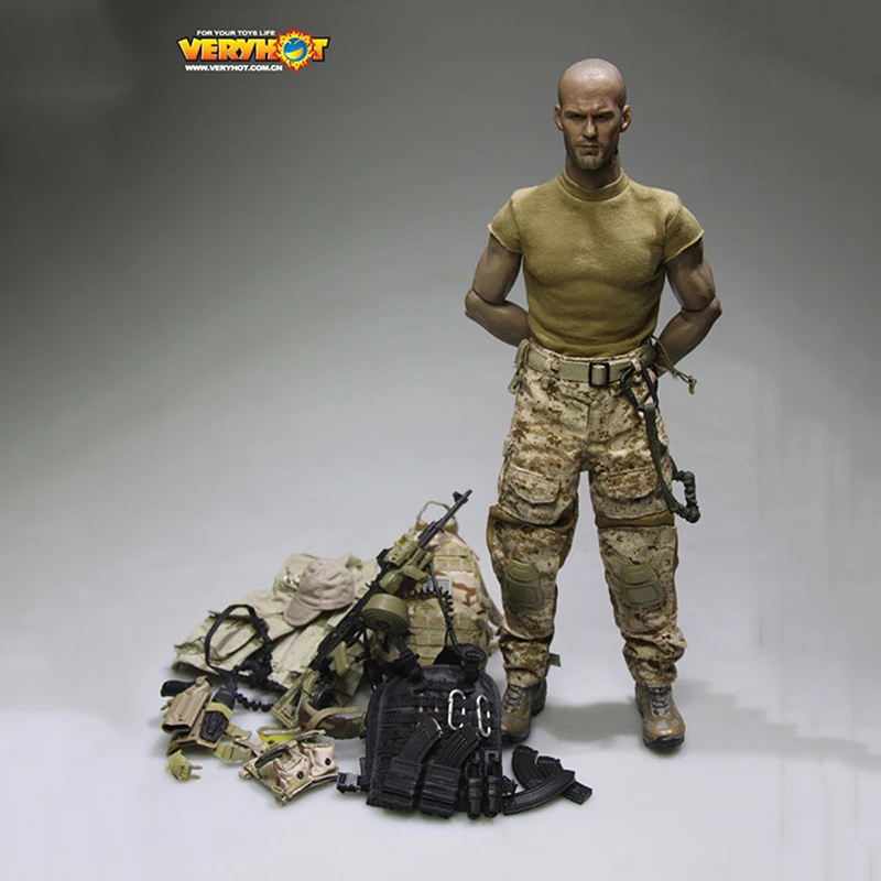 1/6 Scale VERYHOT VH1047 PMC Camouflage Weaponry Male Soldier Clothes