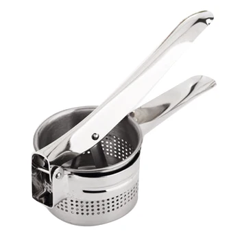 

Stainless Steel Mini Fruit Lemon Orange Citrus Hand Press Juicer Squeezer Silver