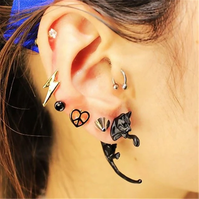 Boucles d’oreilles chat 2