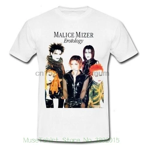 Футболка Malice Mizer Erotology с японским визуальным принтом Kei Rock Band футболка размеры s m l