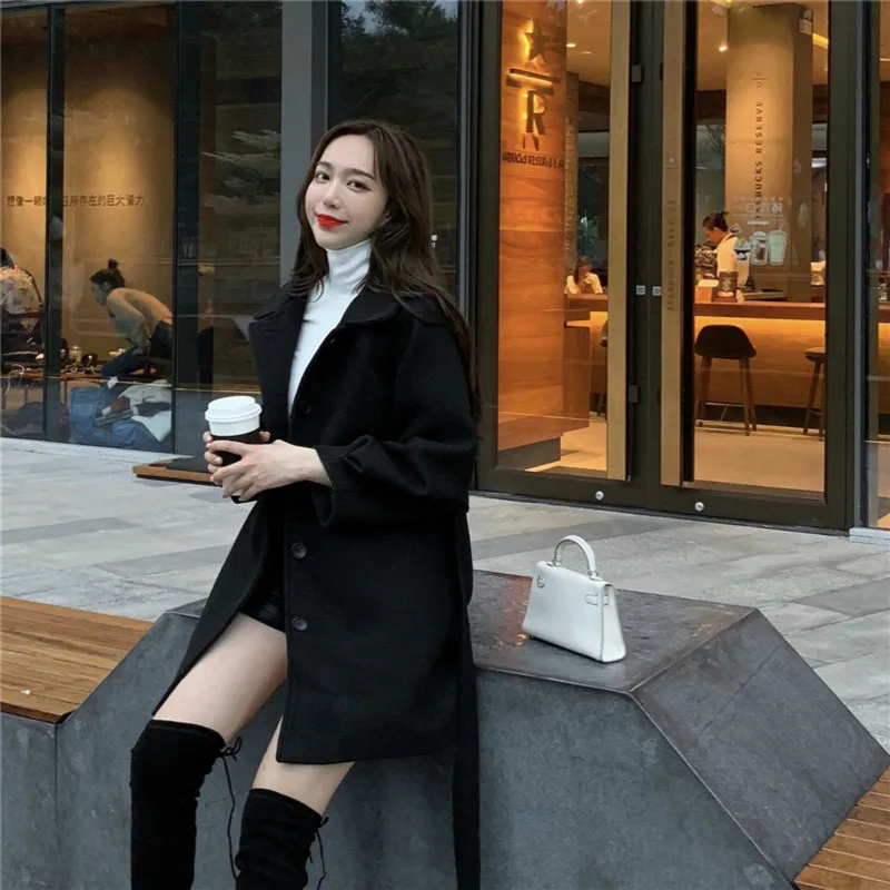 Goede Vrouwen Winter Lange A lijn Jas Vrouwelijke Jas met Knoppen Toevallige Slanke Taille Plus Size Elegante Manteau Femme Hiver Abrigo Mujer