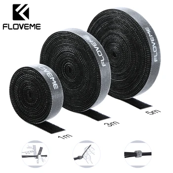 

FLOVEME Cable Organizer Wire Winder Clip Earphone Holder Mouse Cord Protector Cable Clip Management For iPhone Samsung USB Cable