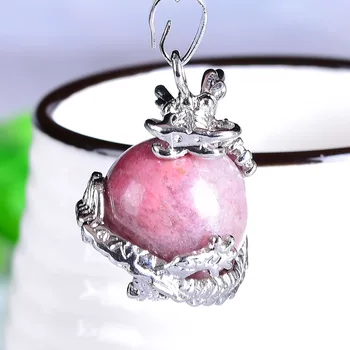 1PC Natural Crystal Amethyst Rose Quartz Dragon Pendant Mineral Jewelry Quartz Mineral Jewelry Couple Decoration Holiday gift 2