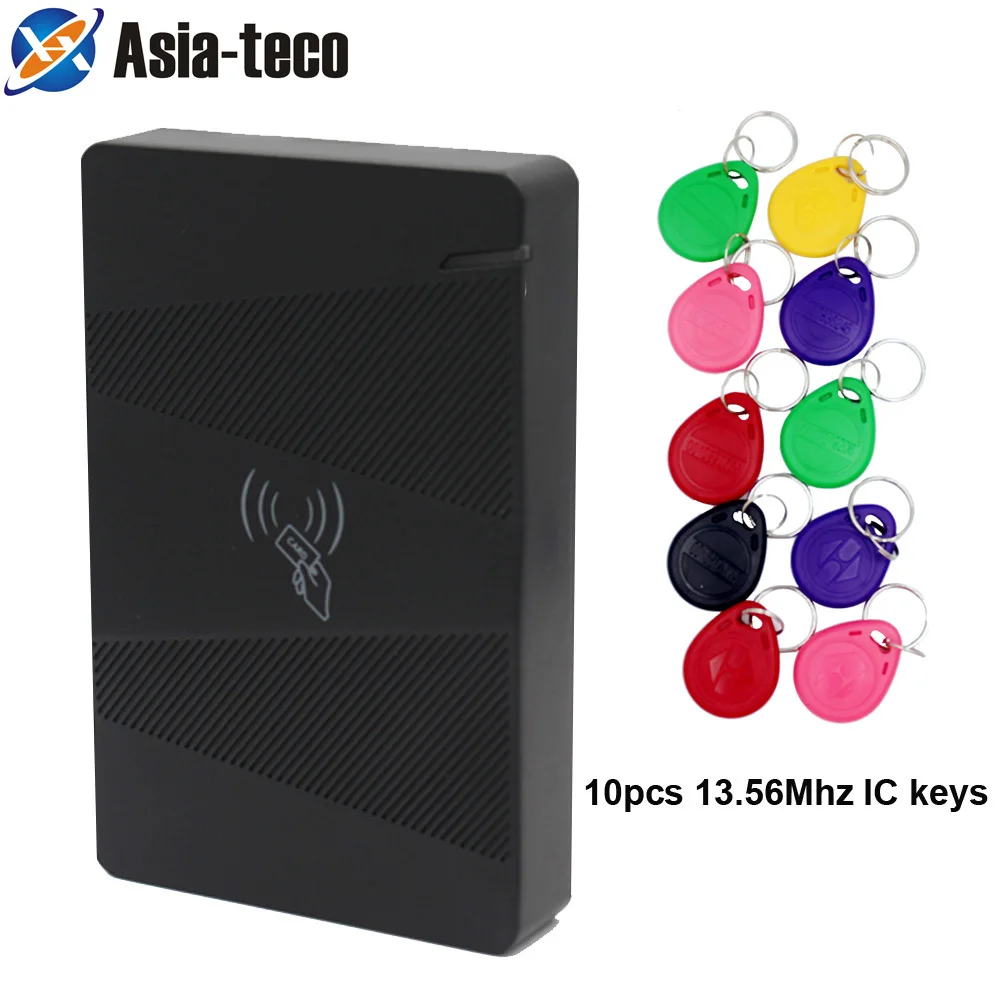 MF AC 10 color key Водонепроницаемый 13,56 МГц MF контроль доступа Mfire карточный считыватель контроля доступа наружная система контроля доступа без клавиатуры 15000 пользователей - Цвет: MF AC 10 color key