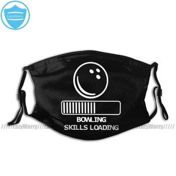 

Strikeball Mouth Face Mask Bowling Skills Facial Mask Kawai Beautiful with Filters Adult Mask