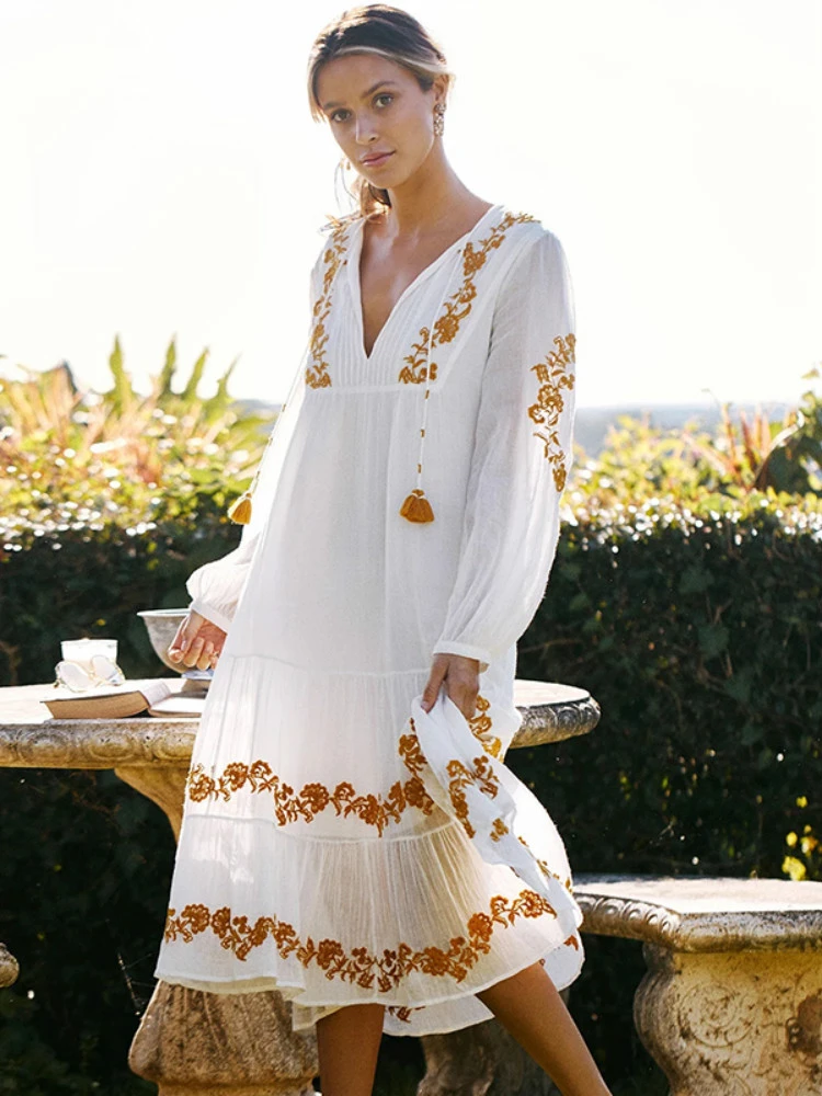 embroidered beach dress,Save up to 15%,www.ilcascinone.com