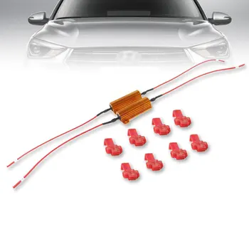 

2Pcs Load Resistor - Fix Headlight Bulb Fog Lamp Turn Blink Light Filter