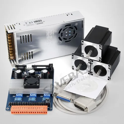 ENGMATE 3 шаговый двигатель TB6600 драйвер HB Nema23 278oz-in мотор 24V блок питания для &quotсделай