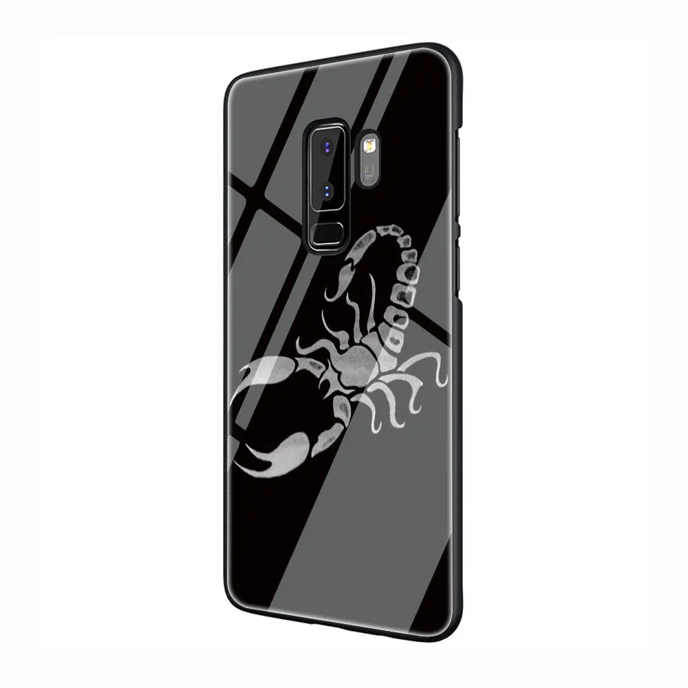 G9 Животные Краб Скорпион закаленное Стекло Телефон чехол для Galaxy S7 edge S8 9 10 Plus, Note 8, 9, 10, A10 20 30 40 50 60 70 - Цвет: G9