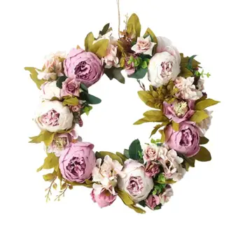 

Peony Simulation Garland Ornaments Wedding Lintel Flower Peony Flower Real Garland Ornaments Wedding Lintel