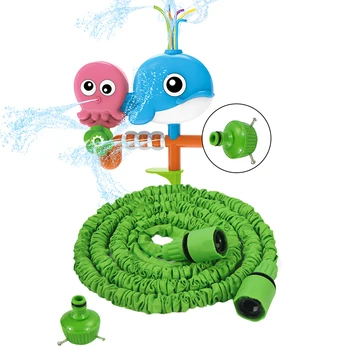 

Outdoor Water Spray Toy Sprinkler Hose Kids Backyard Water Pipe Garden Supplies for Household Child Educational Playing