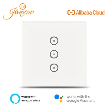 

Jinvoo smart Zigbee switch Smart touch light switch EU Alexa Google home APP control remote control switch