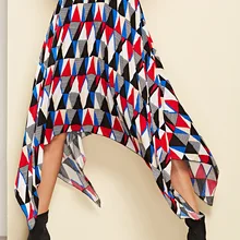 Saia Longa, акция, Полиэстер, Хлопок, юбки в стиле ампир, новинка, длинная юбка-пачка, Faldas, для женщин,, Осень-зима, с принтом