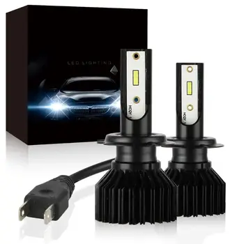 

1Pair Car Headlights LED H4 H7 H11 Lights Bulbs CSP Chip 8000LM DC9-30V EV13 Auto Fog Lamp Dropship