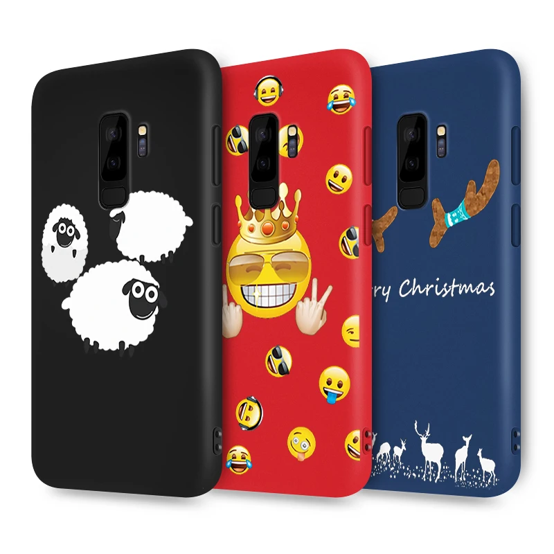 Для Samsung Galaxy S8 S9 Plus S6 S7 Edge яркие цвета Матовая Оболочка ТПУ Мягкая задняя крышка для Xiaomi Mi 9 SE черные матовые чехлы для телефонов