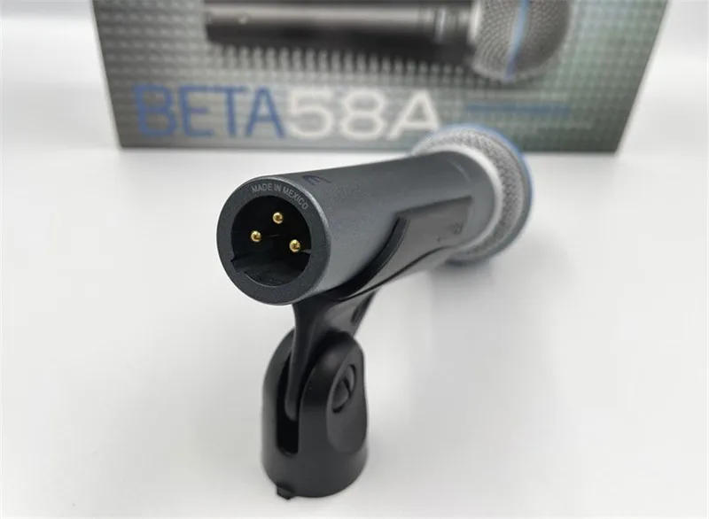 BETA58A Supercardioid Dynamic Vocal Microphone For Stage Singing Home Studio Wired Microphone for Karaoke BBOX Recording condenser microphone