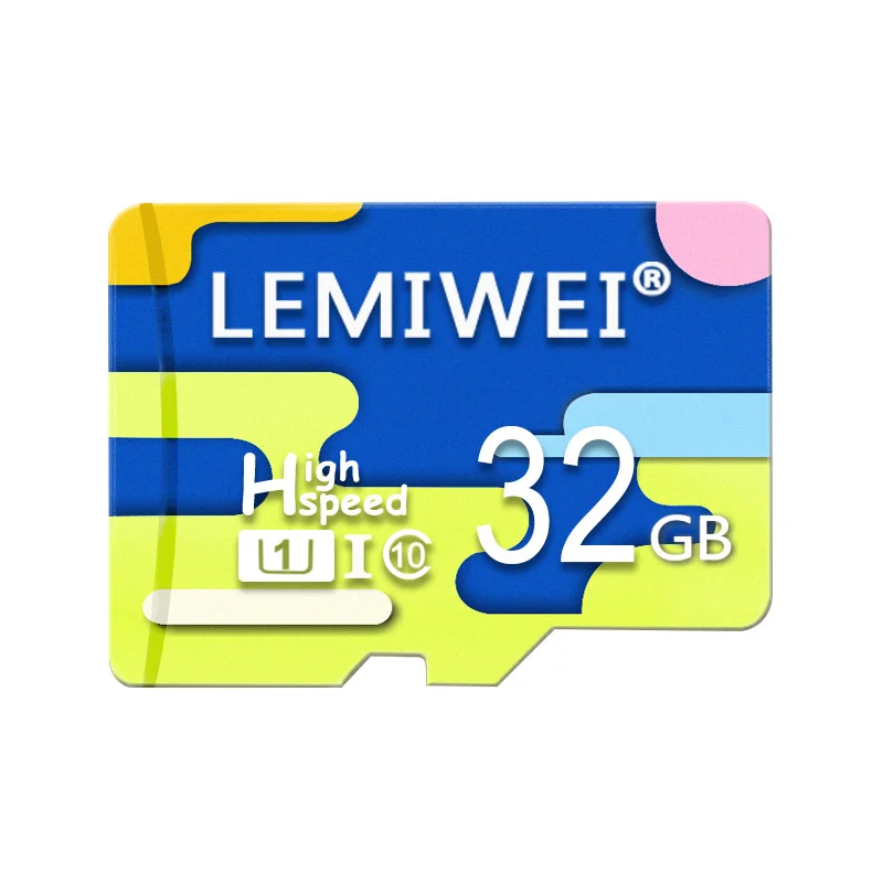 Lemiwei Четырехцветная Высококачественная карта памяти 32 Гб TF карта 64 ГБ флеш-карта 8 Гб 16 Гб класс 10 Водонепроницаемый Цвет для телефона - Емкость: 32 Гб