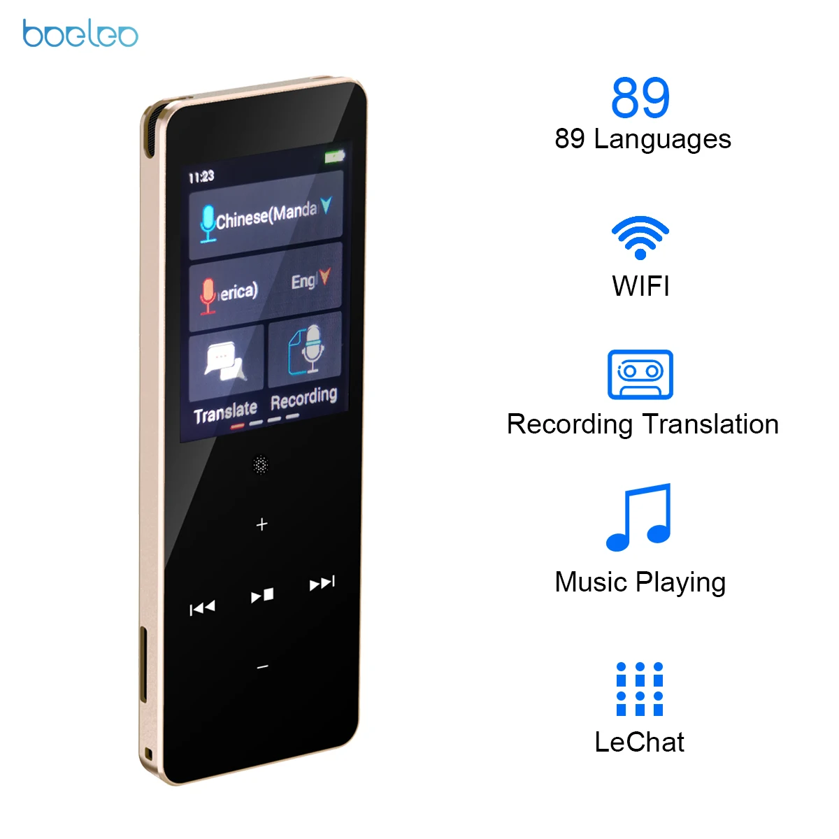 boeleo X1 Smart Voice Recording Translator Device Support 89 Languages