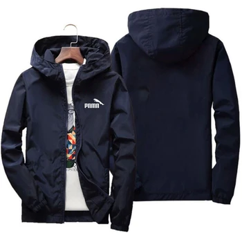 

Men's jacket Spring / Summer 2020 New Alpine star jacket men's street trench coat with hoodie zipper thin jacket men's casual ja