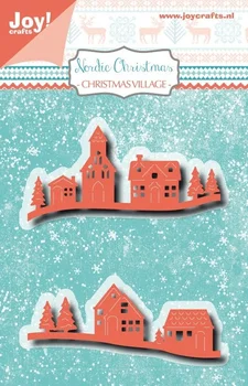 

AliliArts Metal Cutting Dies Christmas village diy Scrapbooking Photo Album Decorative Embossing PaperCard Crafts Die 2020