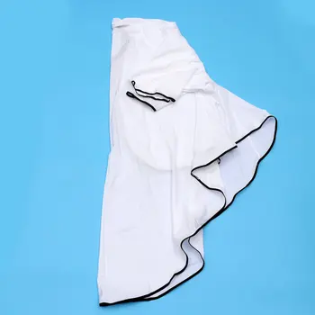 

Sleeved Hairdressing Cape Hair Cutting Apron Cloak Hair Treatments Gown for Barber Shop Salon (White)