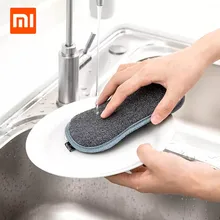 Xiaomi Youpin Двухсторонняя щетка для чистки посуды поглощение воды и абсорбция масла легко моется для кухни