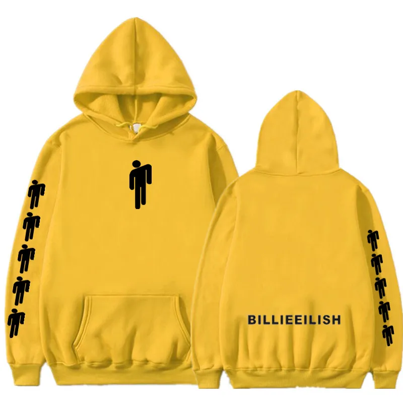 Новинка года, толстовка с капюшоном Billie Eilish, модные толстовки с принтом для женщин и мужчин, толстовки с длинными рукавами, лидер продаж, Повседневная Уличная одежда Sudadera Hombre