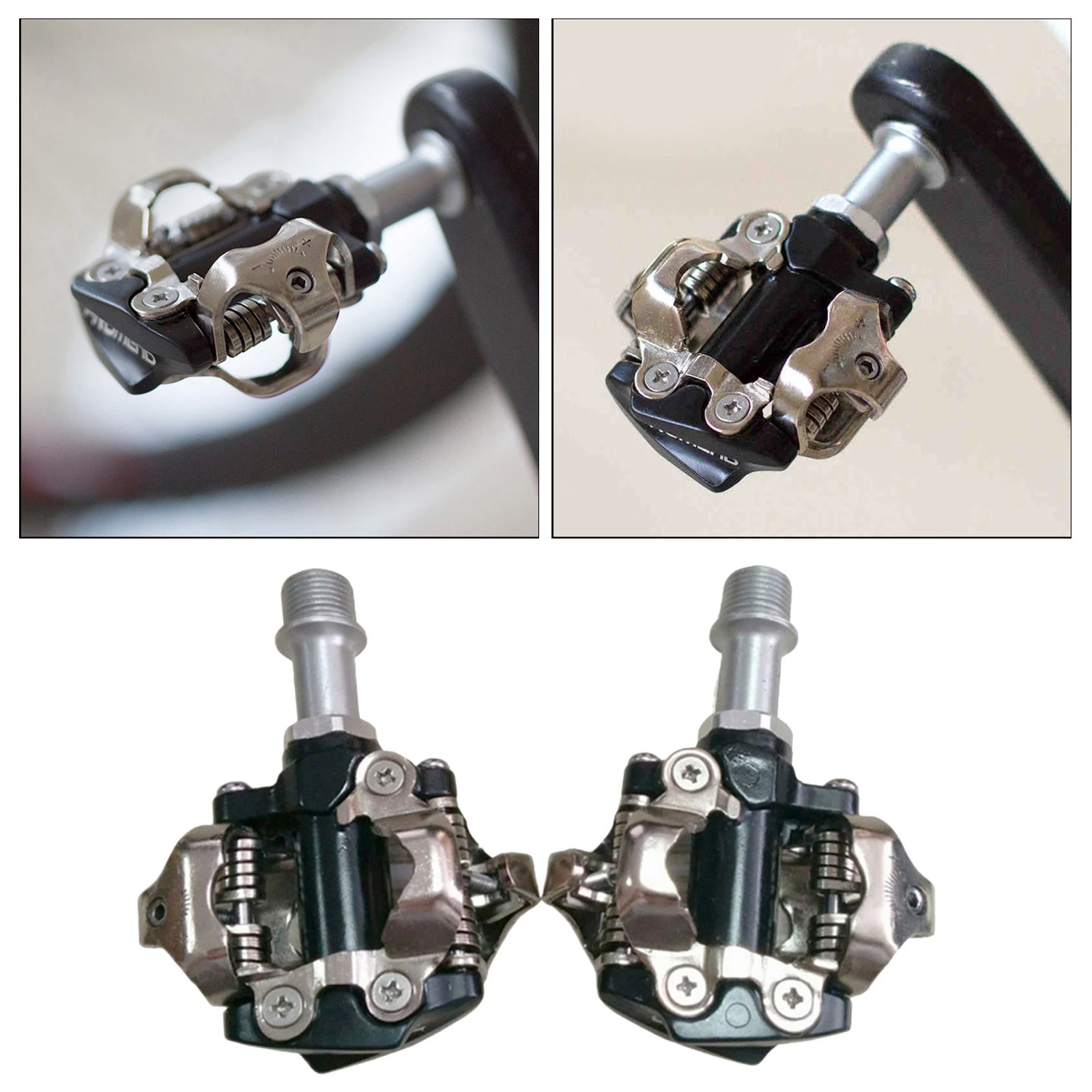 Pedales de bicicleta MTB, Clips de rodamientos de autosujeción, sistema SPD de doble cara, piezas ultraligeras, accesorios de bicicleta de montaña|Pedal de bicicleta| - AliExpress