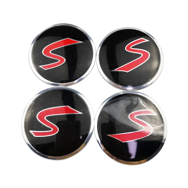 

6.5CM Wheel Sticker Auto Tires Center Cap Badge Decal Accessories For Works Logo For MINI Cooper Countryman R50 R60 R53 R55 F56