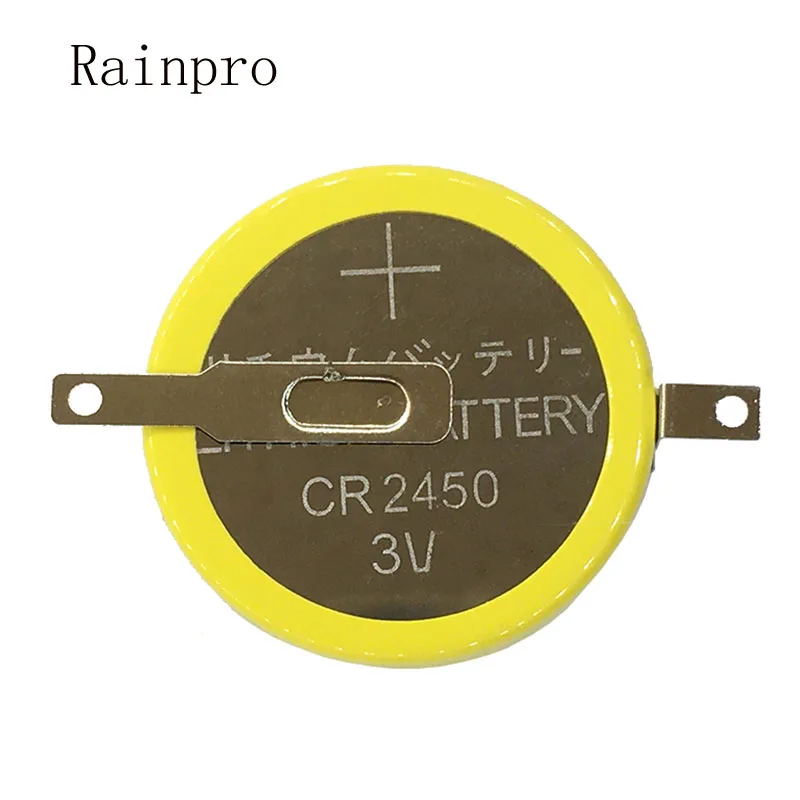 Литиевая батарея Rainpro CR2450 для входной карты 2 шт./лот/набор со сварочными ножками