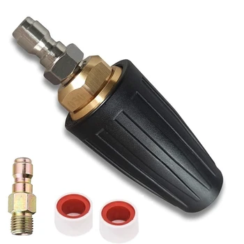 

High Pressure Washer with Rotating Turbine Nozzle,3.0 Rpm,3.0 GPM With0.64cm Quick Connection Cold Water Pressure Washer