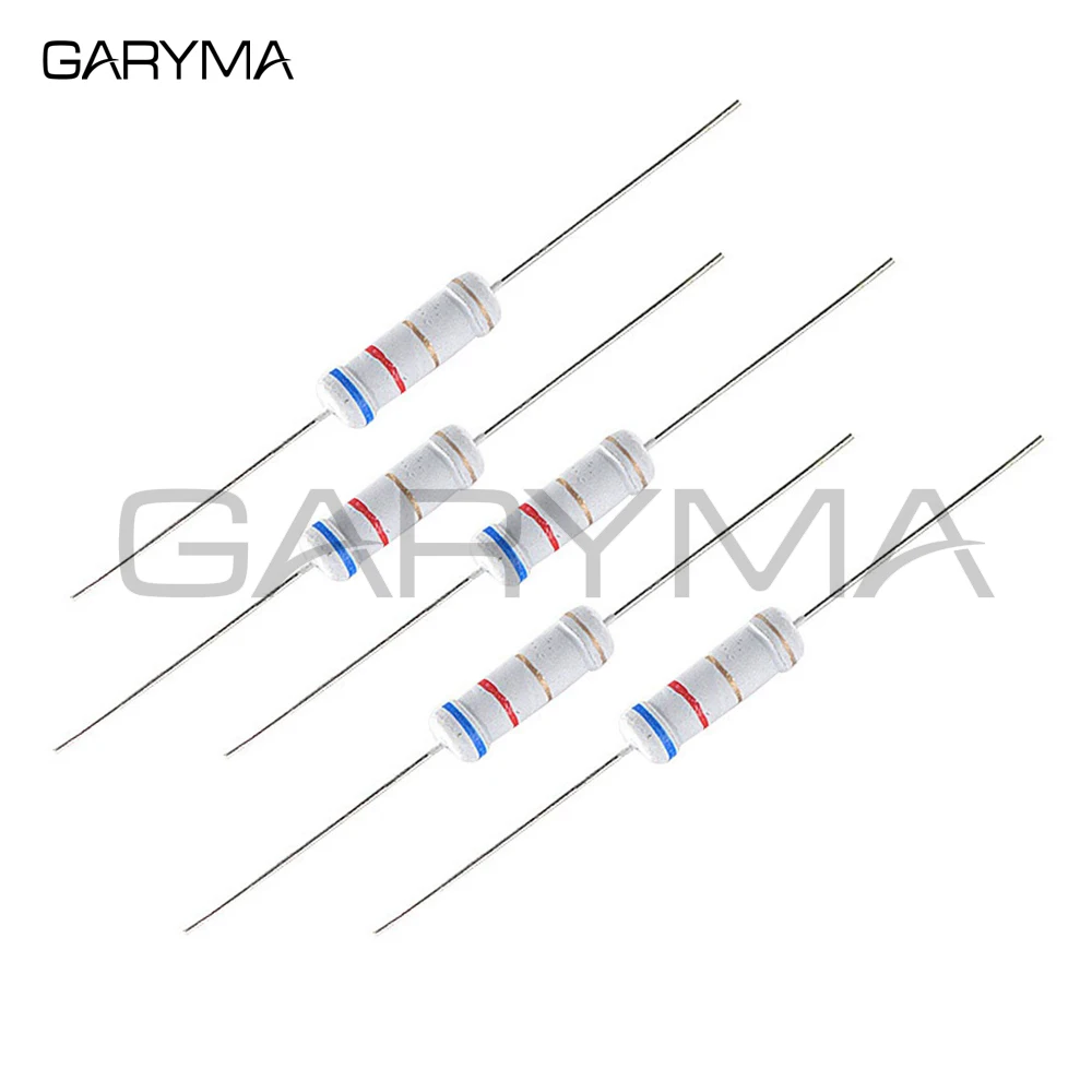 100pcs 1W 5% 1.0R-2.4M Carbon Film Resistor 0.1 0.5 1 4.7 10 47 100 200 270 470 560 750 ohm 62K 82K 120K 270K 330K 1.8M 2M carbon film resistor
