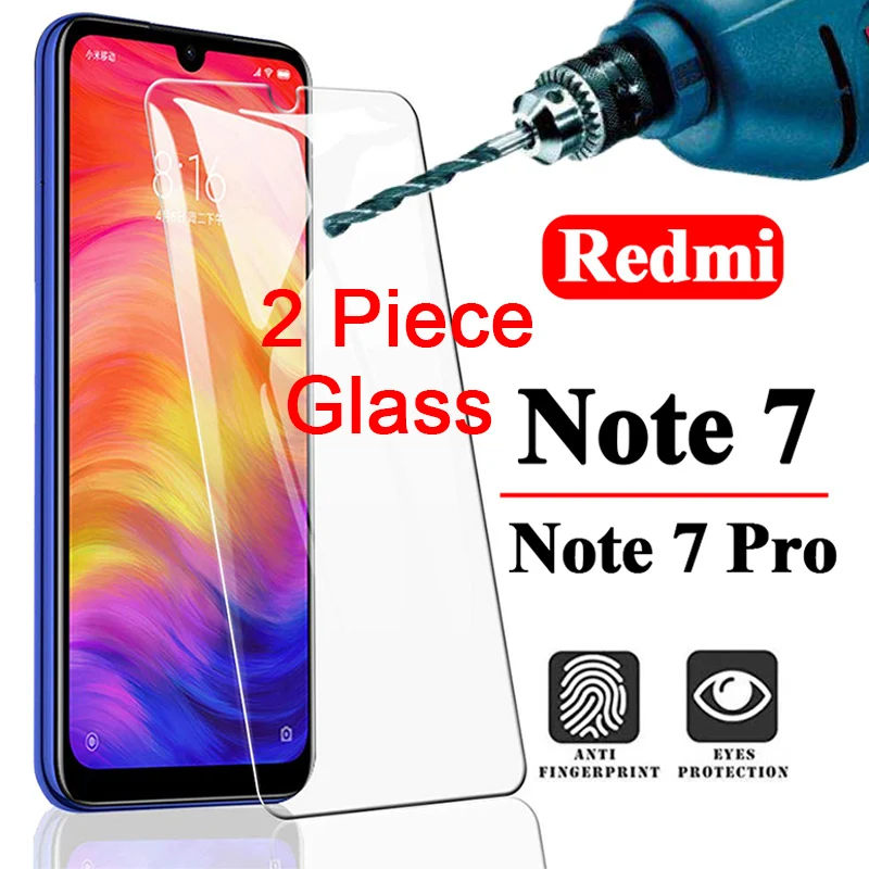 

2PCS 9H Protective Film Screen Protector for Redmi Note 8 Pro Tempered Glass for Xiaomi Redmi Note 8T 7 6 5 Pro 5A 4 4X HD Film
