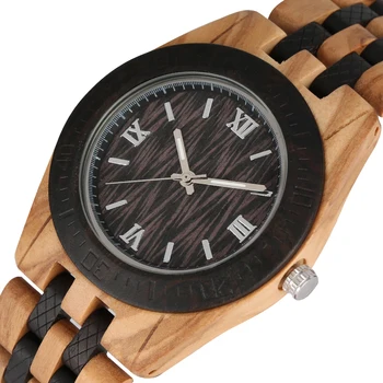 

Wooden Men Watch Quartz Wooden Watch Quartz Movement Luminous Pointers Ebony Red Wood Bangle Watch for Female 2019 New Arrival