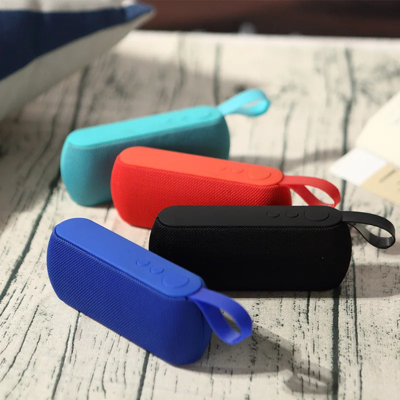 Q106 Portable Bluetooth Speaker Wireless Loudspeaker Sound System 3D Stereo Column Outdoor Support TF Card FM Aux Input | Электроника