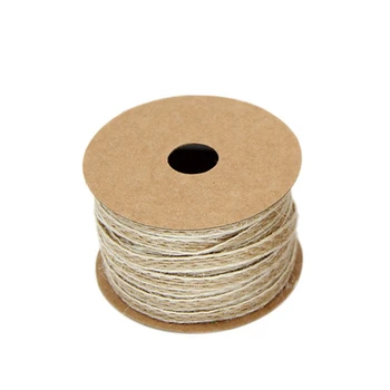 

100M/Roll Woven Fish Jute Retro Wedding Decoration Party DIY Handicraft Gift Packaging