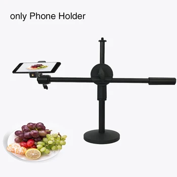

High Angle Shot Phone Holder Suspension Arm Portable Stable Photography Universal Iron Retractable Flexible Live Broadcast